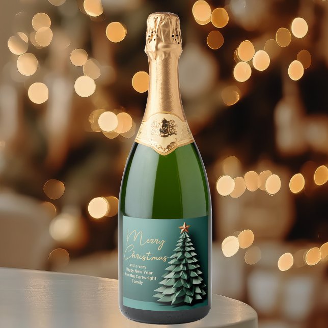 Linda árvore de festas de Natal Dourada verde e fe (Criador carregado)