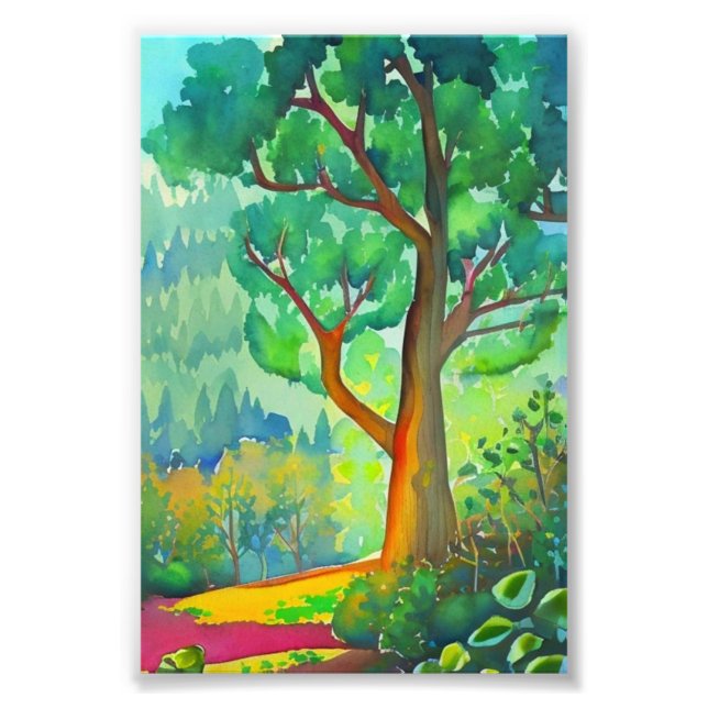 Linda árvore Foto Alargamento (Frente)