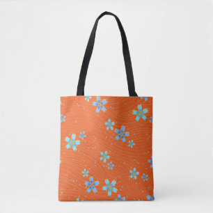 Linda Banheira Floral de Tote de Washington para q