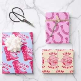 Linda Bota De Cowgirl Bota Rosa Azul Bege