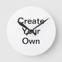 Linda Branca Sua Imagem Aqui Relógio