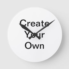 Linda Branca Sua Imagem Aqui Relógio