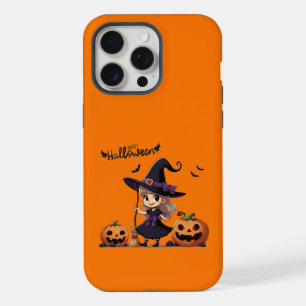 Linda bruxa de Halloween de anime