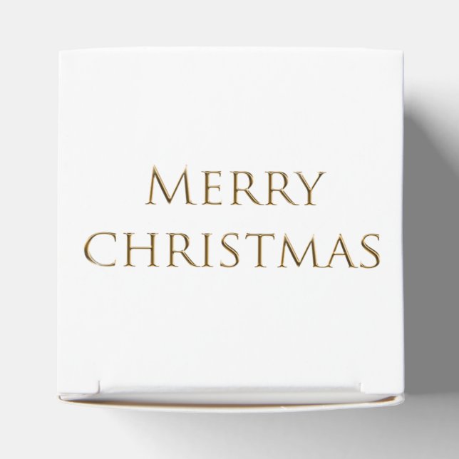 Linda caixa de Natal Feliz (Topo)