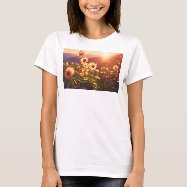 Linda camisa impressa de mulher: Elevem sua Rua (Frente)