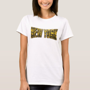 Linda Camisa Laranja NEW YORK Design