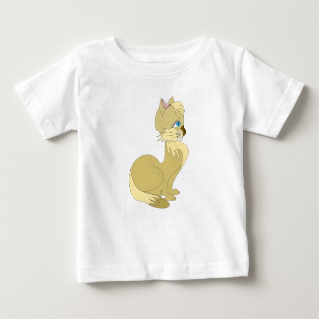 Linda Camiseta de Gato (Frente)