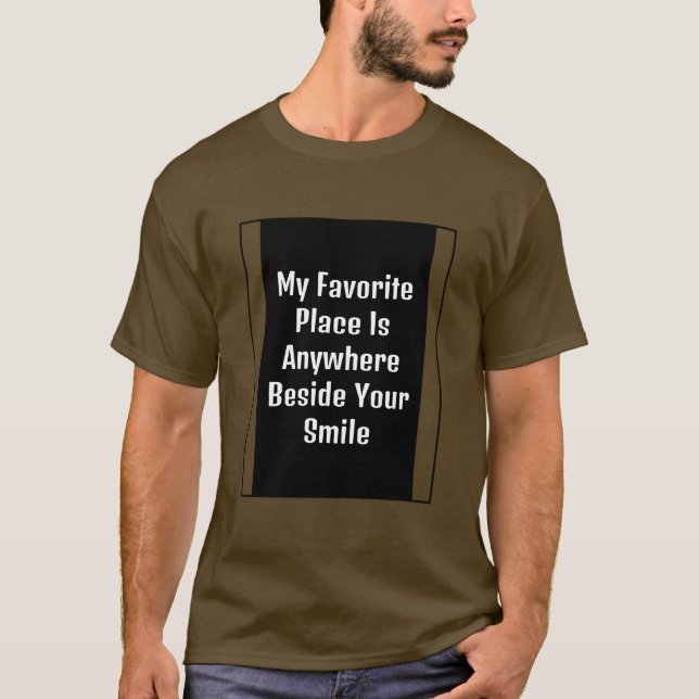 Linda camiseta para Homens (Frente)