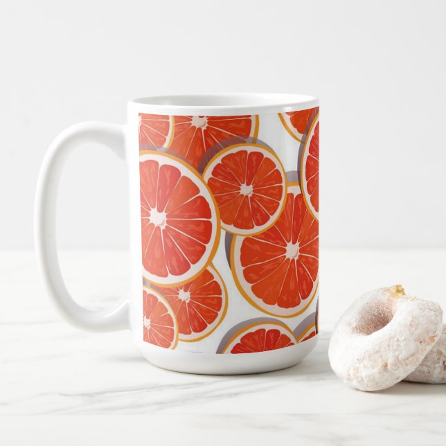 Linda caneca de café laranja! (Com Donut)