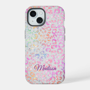 Linda capa com monograma glitterado e estampa anim