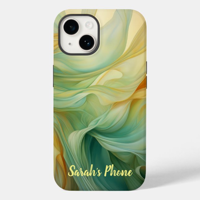 linda capa de telefone iphone 14, personalizada (Verso)