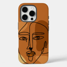 Linda capas de iphone de Arte em Linha da Mulher