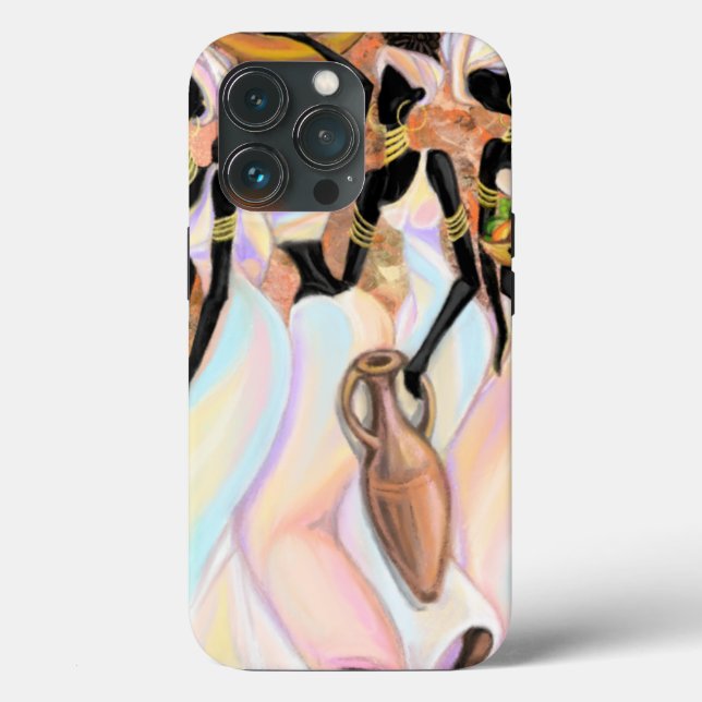 Linda capas de iphone de Mulheres Africanas (Verso)