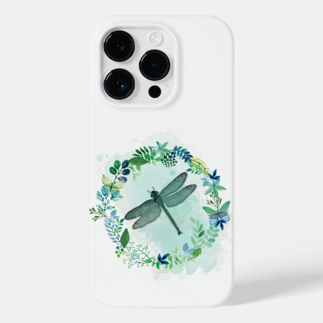 Linda Dragonfly Com Borda Floral (Verso)