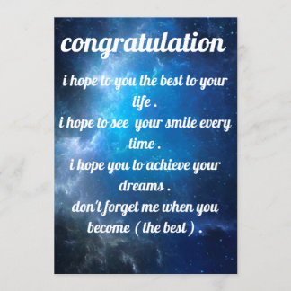 linda e melhor saudação de convite