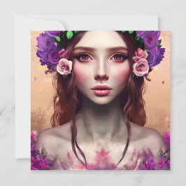 Linda encantadora Fantasy AI Art