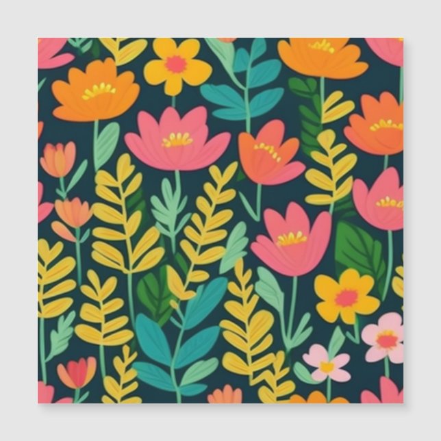 Linda floração colorida (Frente)