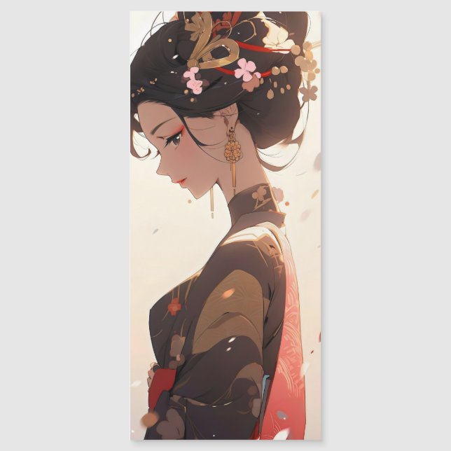 Linda Garota de Animação Geisha (Frente)