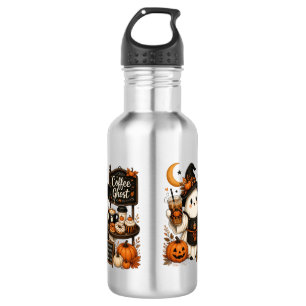Linda garrafa de água para beber no Halloween