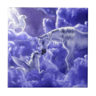 Linda Mãe do Unicórnio e Filha