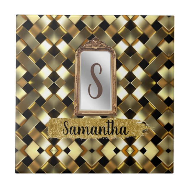 Linda Menina Chic Espelho Elegante (Frente)