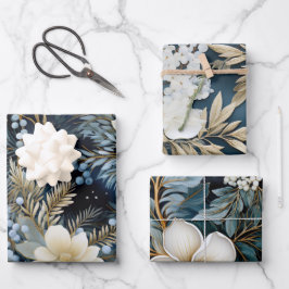 Linda mistura de Natal Azul