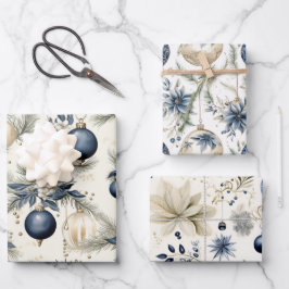 Linda mistura de Natal Azul