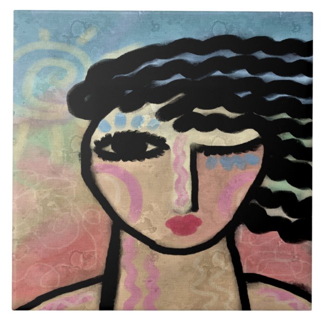 Linda pintura digital de Abstrato de dia (Frente)