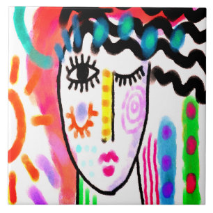 Linda pintura digital de Abstrato de dia