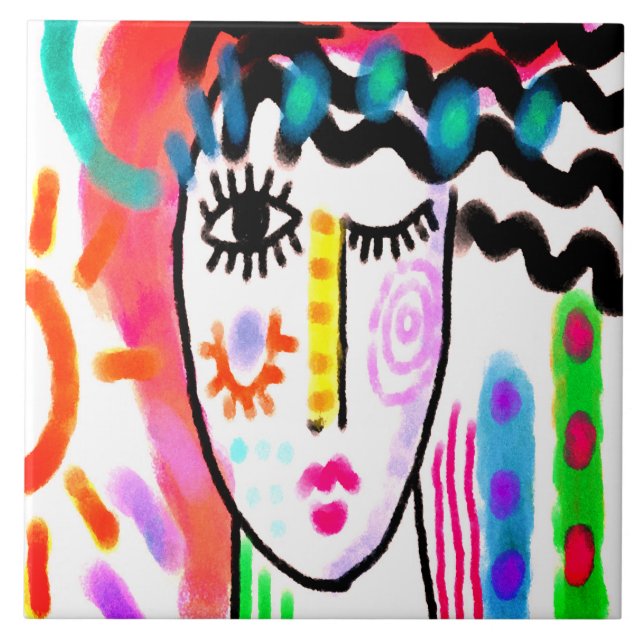 Linda pintura digital de Abstrato de dia (Frente)