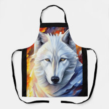 Linda pintura do Lobo Branco