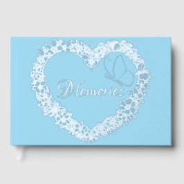 Linda prata Foil Guestbook