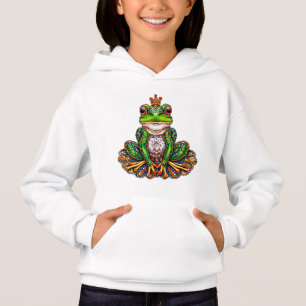 Linda Princesa de Sapo Kawaii Estética Presente de