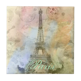 Linda tenda, vintage Eiffel Tower França