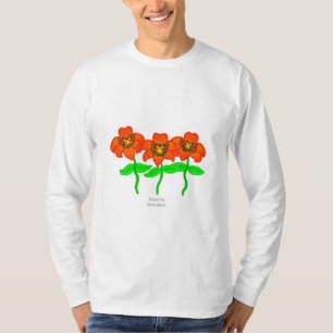 Linda Tigre Lileia Camisa de Manga Longa dos Homen