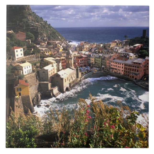 Linda Vila de Vernazza em Cinque (Frente)