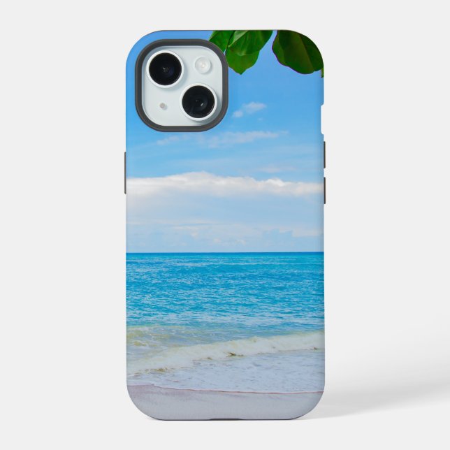 Linda visualização de praia (Verso)