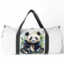 Linda Watercolor Panda Bear Personal