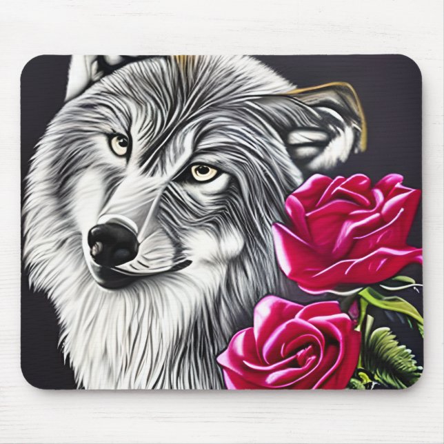 Linda Wolf Mousepad (Frente)
