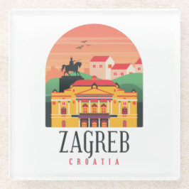 Linda Zagreb Croácia Cityscape Vintage