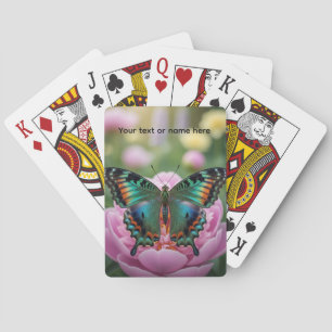 Lindas Cartas de Baralho Borboleta - Vários jogos
