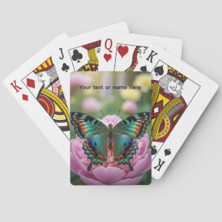 Lindas Cartas de Baralho Borboleta - Vários jogos