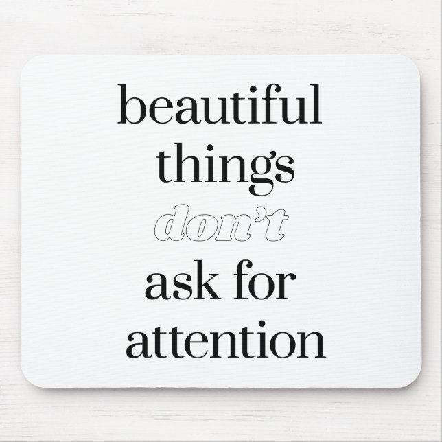 Lindas coisas com o mouse Pad (Frente)