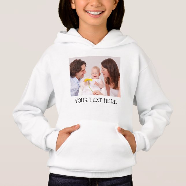 Lindas Crianças Brancas com Foto & Nome Personaliz (Frente)
