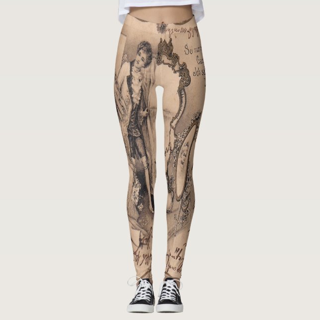 Lindas leggings femininas (Frente)