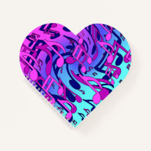 Lindas notas musicais Lively Upbeat Arty