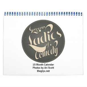Lindas Senhoras da Comédia Calendário de 15 Mese
