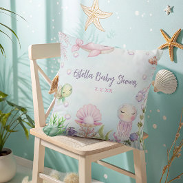 Lindíssima Almofada de Chá de Bebê Debaixo do Mar