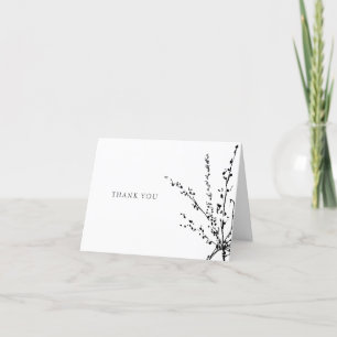 Lindo Agradecimento Minimalista Branco e Preto