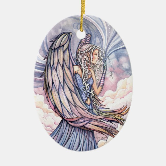 Lindo Anjo Enfeite de Natal (Frente)